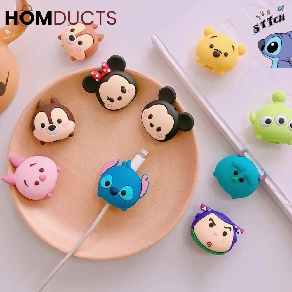 Cute Cartoon Cable Protectors (5pcs)