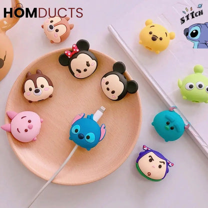 Cute Cartoon Cable Protectors (5pcs)