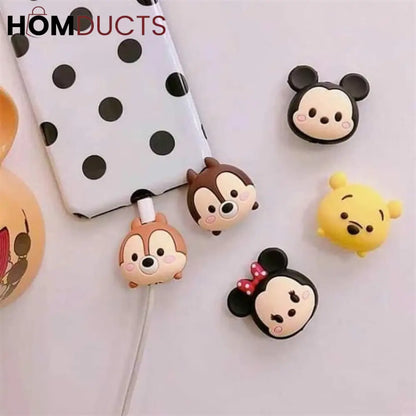 Cute Cartoon Cable Protectors (5pcs)