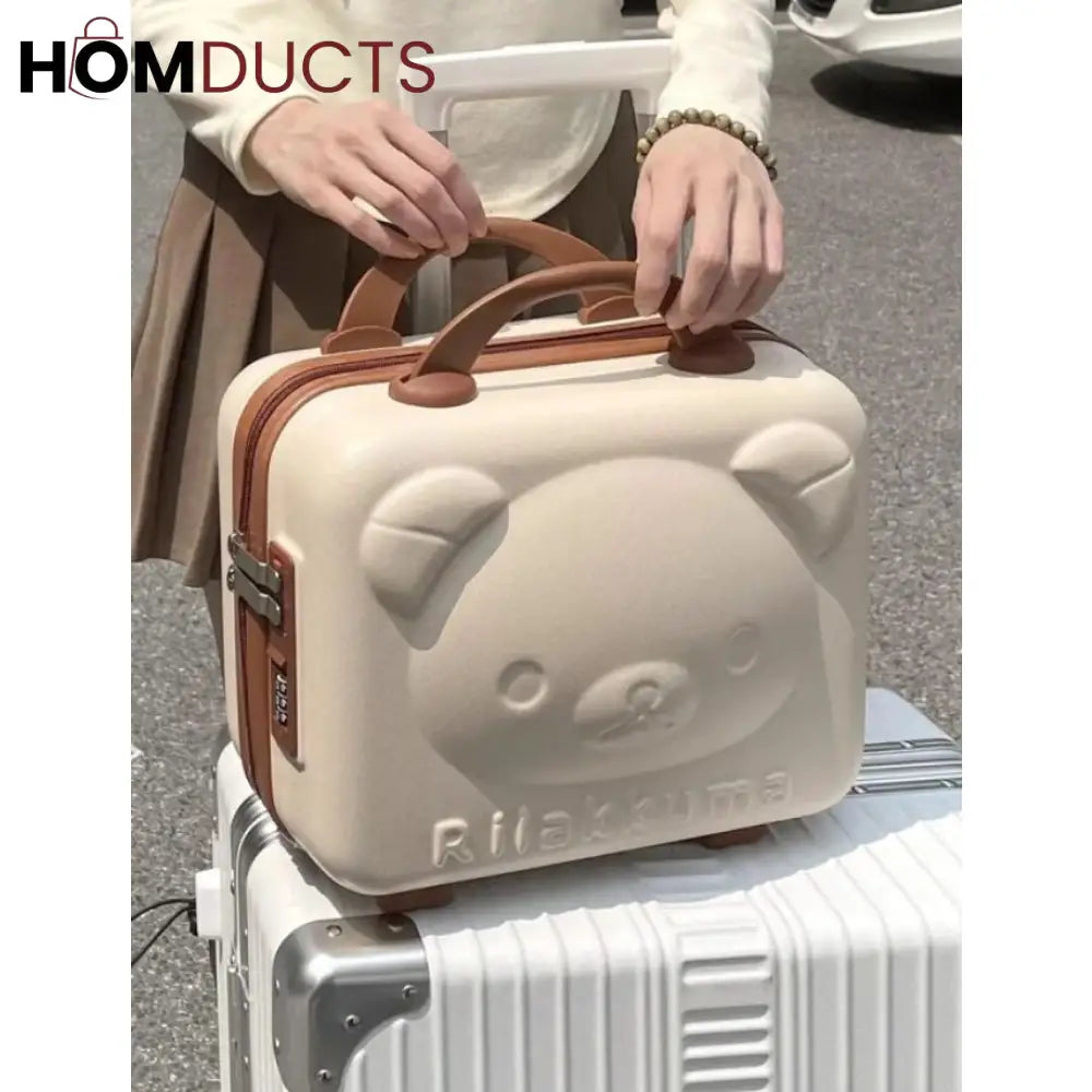Cute & Compact Travel Cosmetic Bag | Durable Makeup Handbag