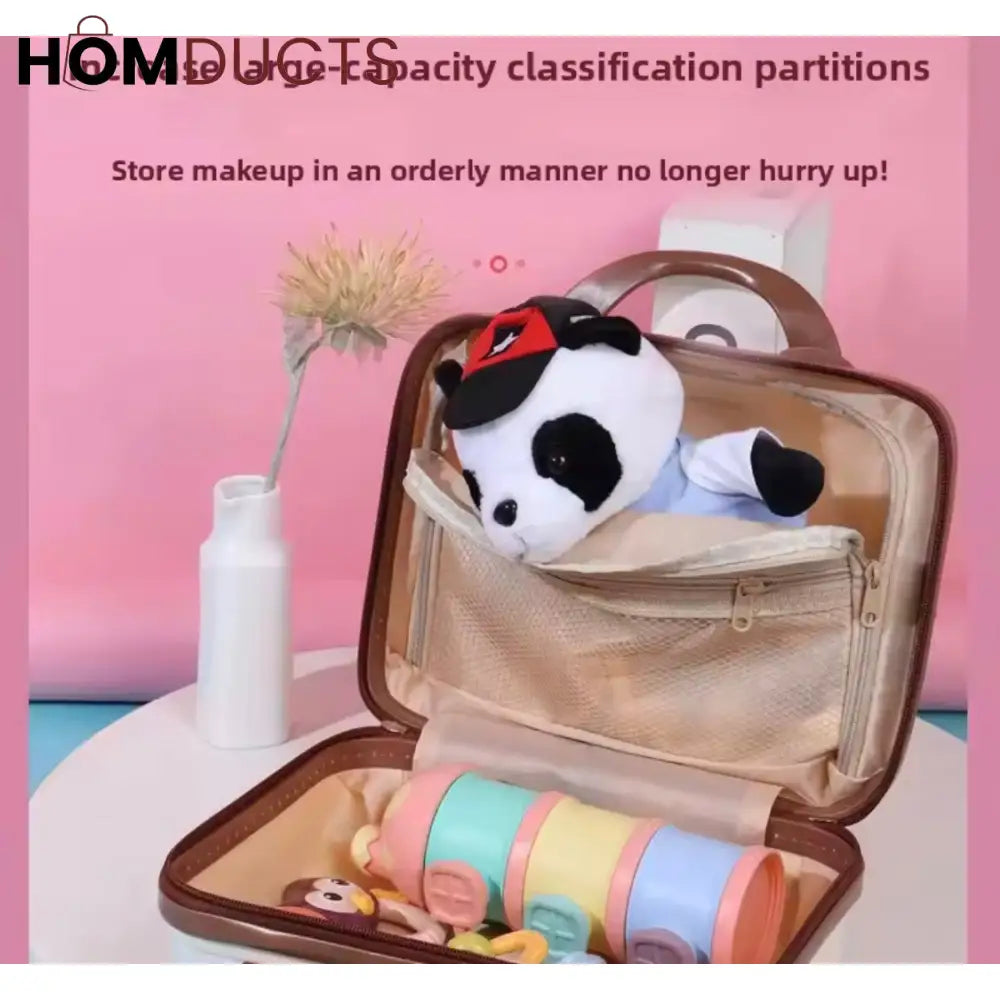 Cute & Compact Travel Cosmetic Bag | Durable Makeup Handbag