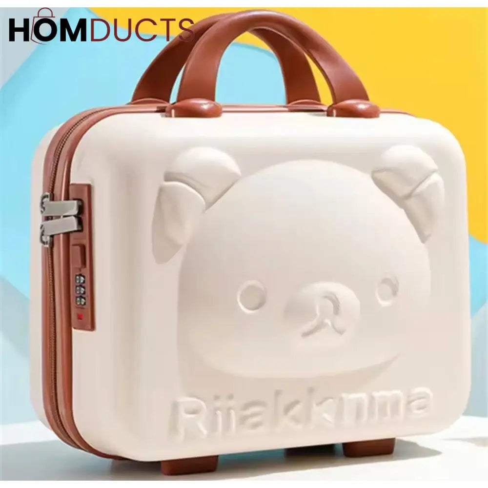 Cute & Compact Travel Cosmetic Bag | Durable Makeup Handbag