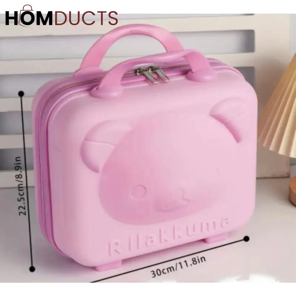 Cute & Compact Travel Cosmetic Bag | Durable Makeup Handbag