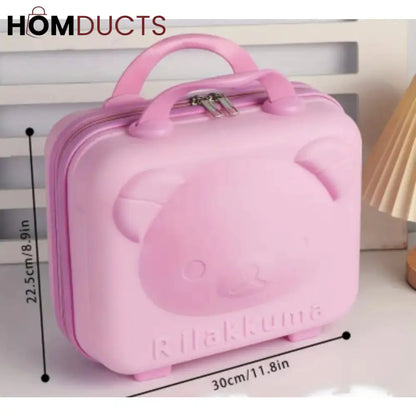 Cute & Compact Travel Cosmetic Bag | Durable Makeup Handbag