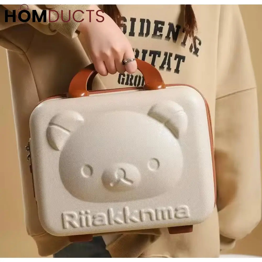 Cute & Compact Travel Cosmetic Bag | Durable Makeup Handbag