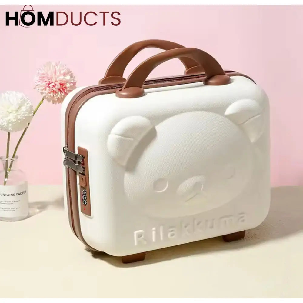 Cute & Compact Travel Cosmetic Bag | Durable Makeup Handbag