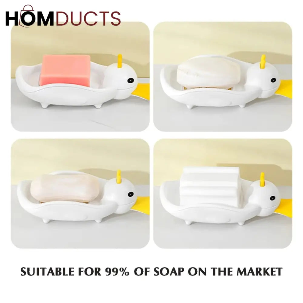 Cute Duck Drain Soap Dish