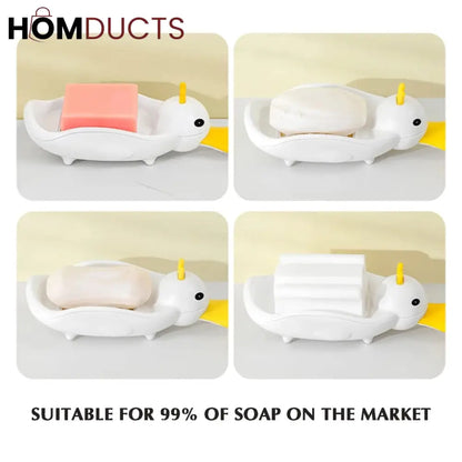 Cute Duck Drain Soap Dish