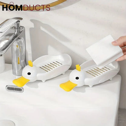 Cute Duck Drain Soap Dish