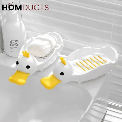 Cute Duck Drain Soap Dish