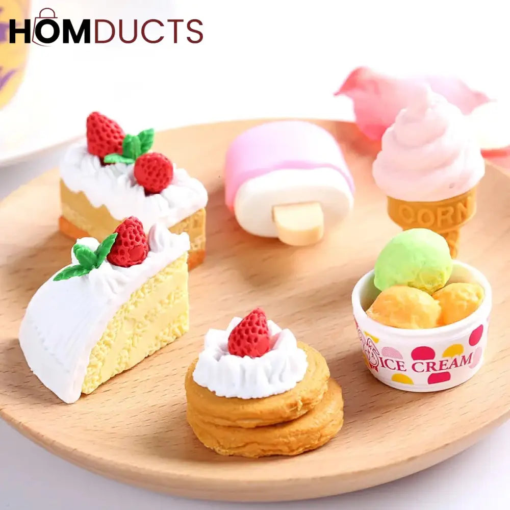 Cute Eraser Set (6pcs Pack)
