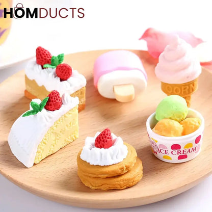 Cute Eraser Set (6pcs Pack)