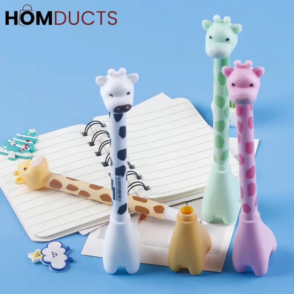 Cute Giraffe Shaped Gel Pen