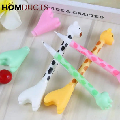 Cute Giraffe Shaped Gel Pen