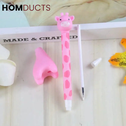 Cute Giraffe Shaped Gel Pen