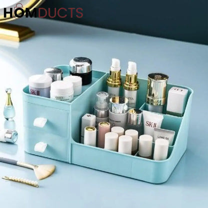 Desktop 2 Drawer Cosmetic Organizer