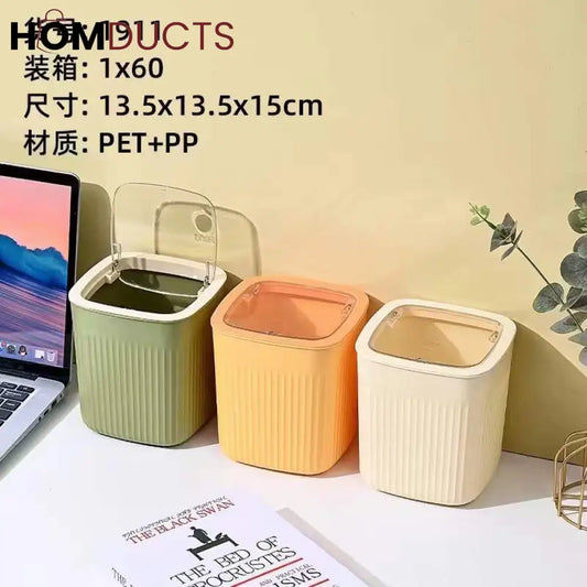Desktop Bin With Acrylic Lid