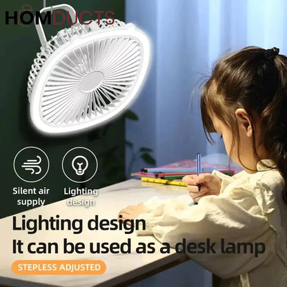 Desktop Lamp Fan