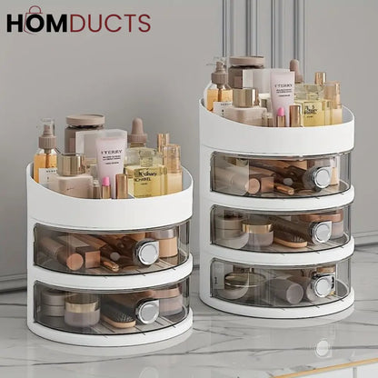 Desktop Multi Drawer Jewelry And Cosmetic Organizer
