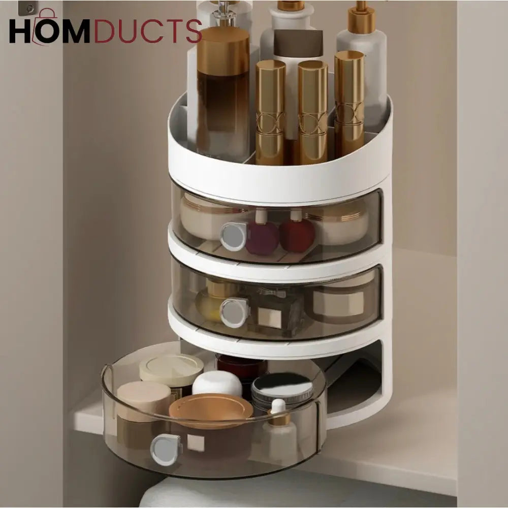 Desktop Multi Drawer Jewelry And Cosmetic Organizer