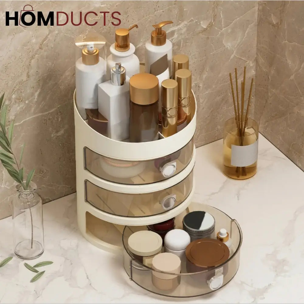 Desktop Multi Drawer Jewelry And Cosmetic Organizer
