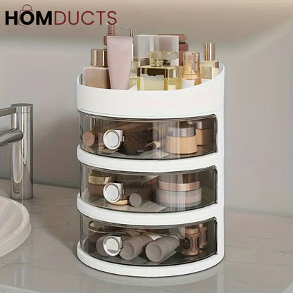 Desktop Multi Drawer Jewelry And Cosmetic Organizer