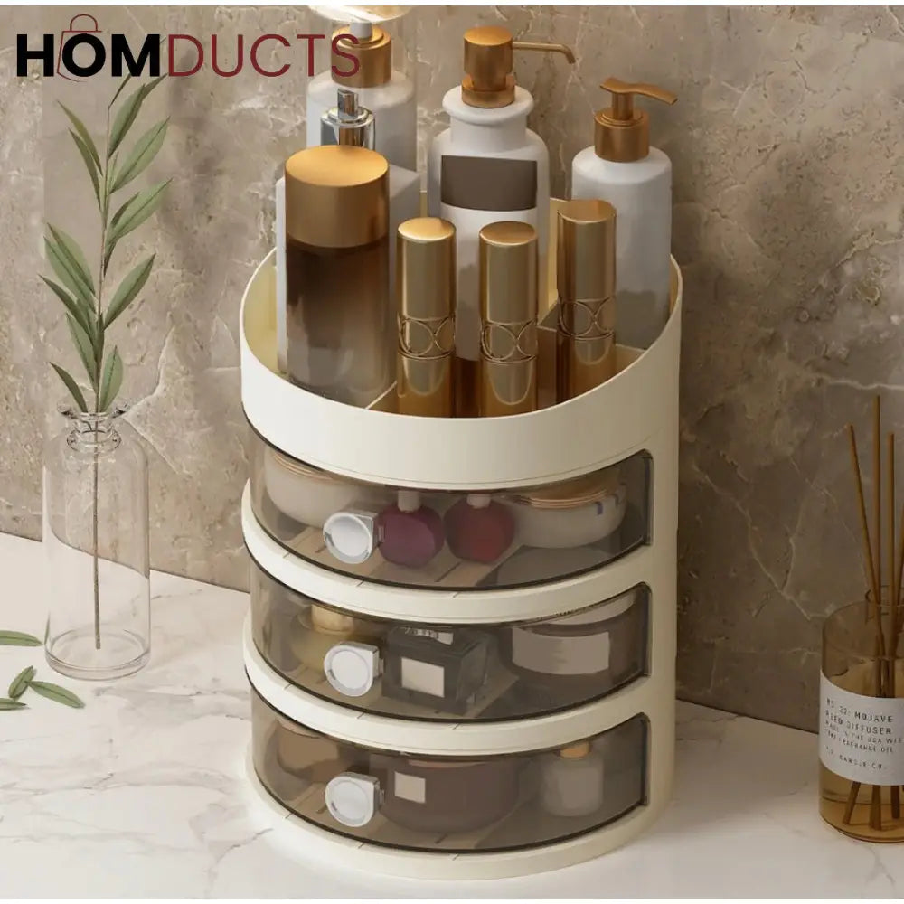 Desktop Multi Drawer Jewelry And Cosmetic Organizer