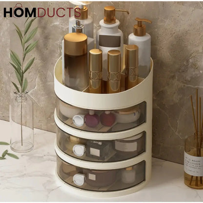 Desktop Multi Drawer Jewelry And Cosmetic Organizer