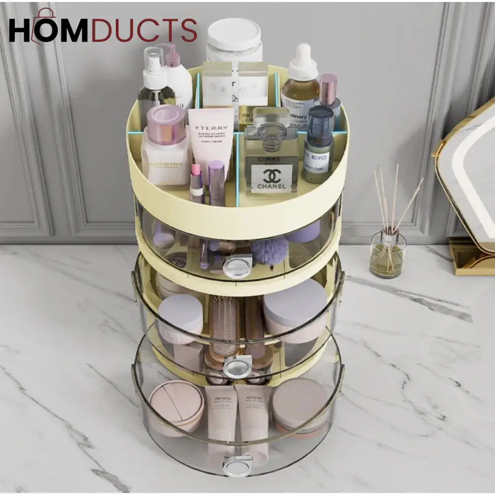 Desktop Multi Drawer Jewelry And Cosmetic Organizer