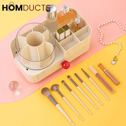 Desktop Rotating Cosmetic Organizer