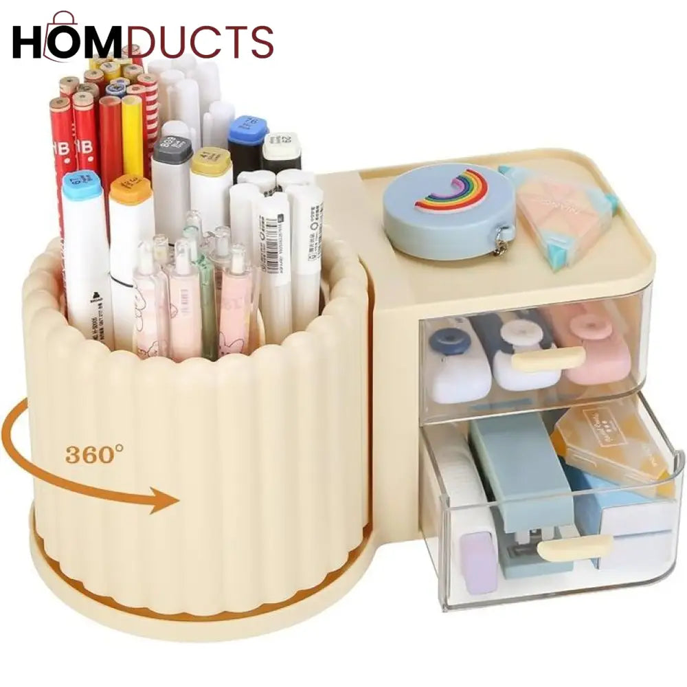 Desktop Rotating Stationery Holder