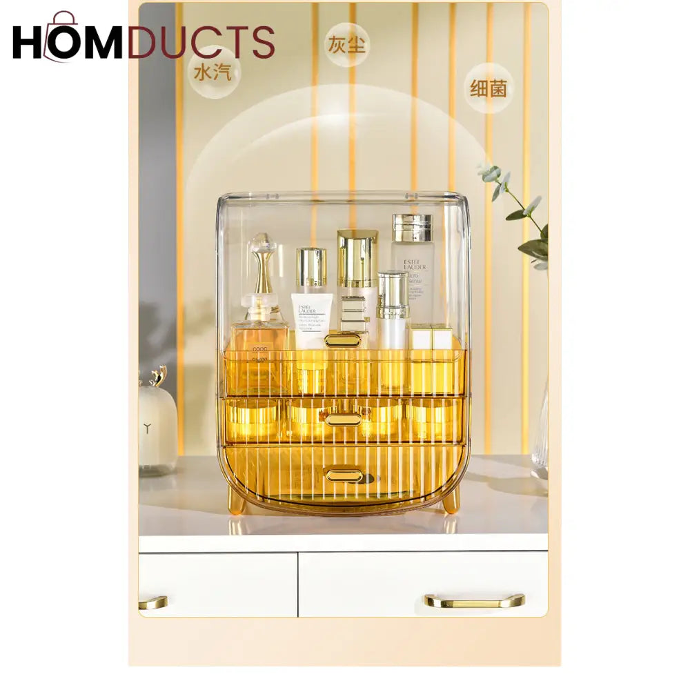 Desktop Transparent Cosmetic Storage Box