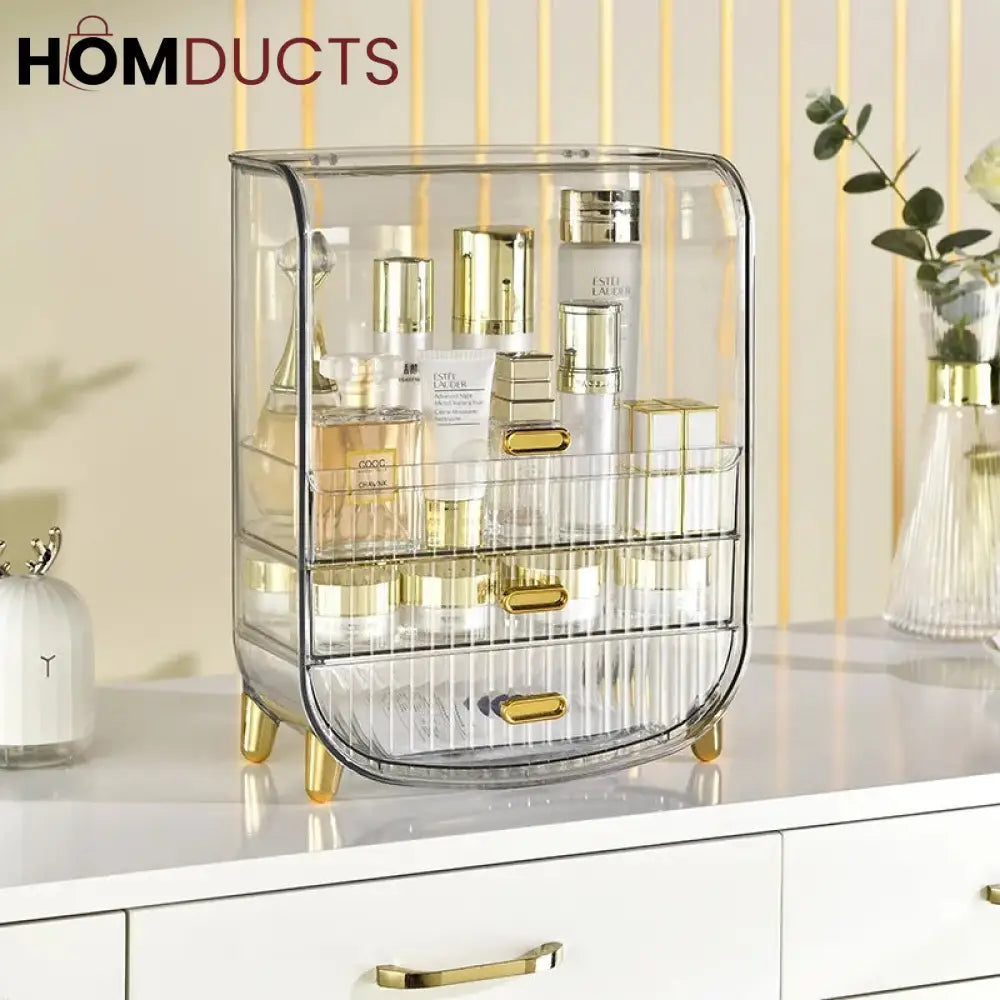 Desktop Transparent Cosmetic Storage Box