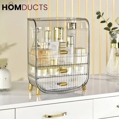 Desktop Transparent Cosmetic Storage Box