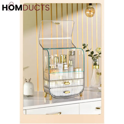 Desktop Transparent Cosmetic Storage Box