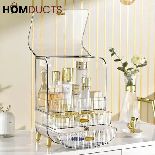 Desktop Transparent Cosmetic Storage Box