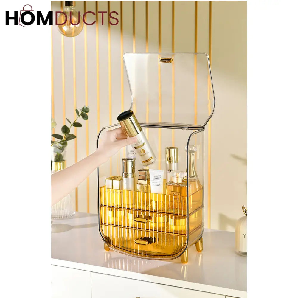 Desktop Transparent Cosmetic Storage Box