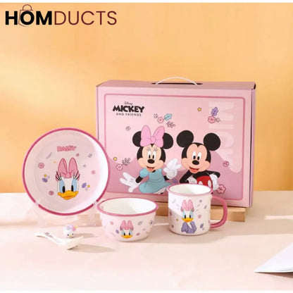 Disney Mickey & Friends Ceramic Bowl Set - 4 Pieces