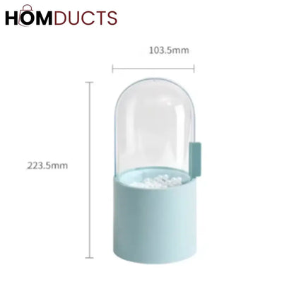 Dome Makeup Brush Holder – Dustproof Acrylic Organizer for Vanity & Travel
