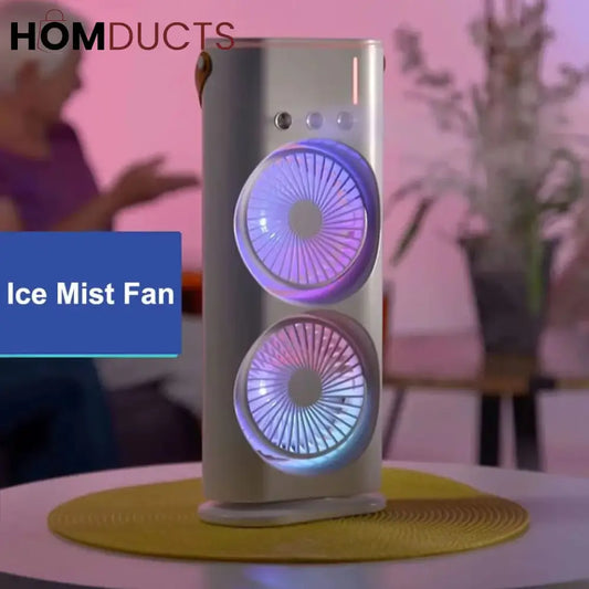 Double Headed Ice Mist Fan