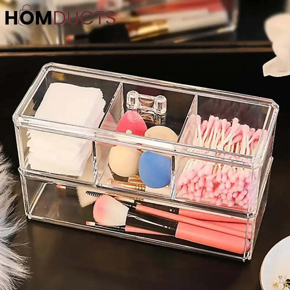 Double Layer Acrylic Cosmetic Organizer