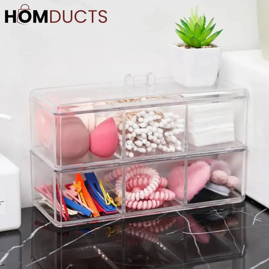 Double Layer Acrylic Cosmetic Organizer