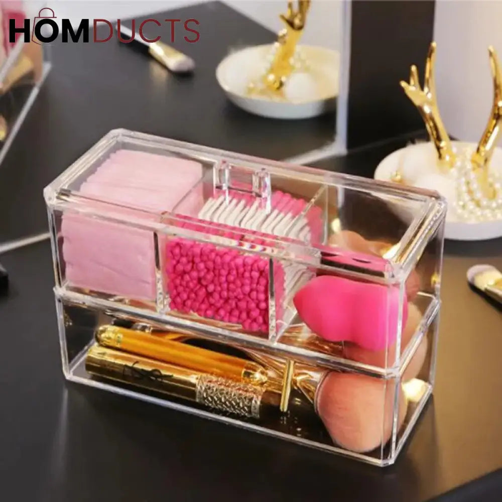 Double Layer Acrylic Cosmetic Organizer