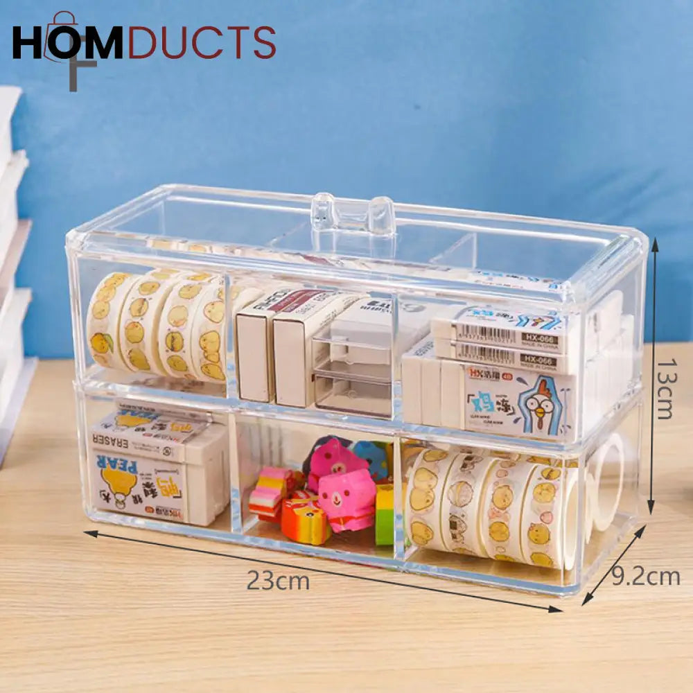 Double Layer Acrylic Cosmetic Organizer