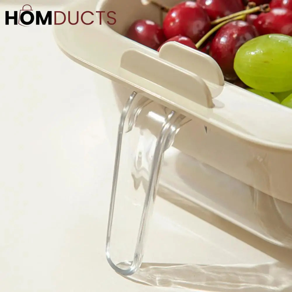 Double Layer Adjustable Strainer Basket