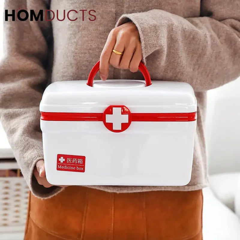 Double Layer First Aid Box