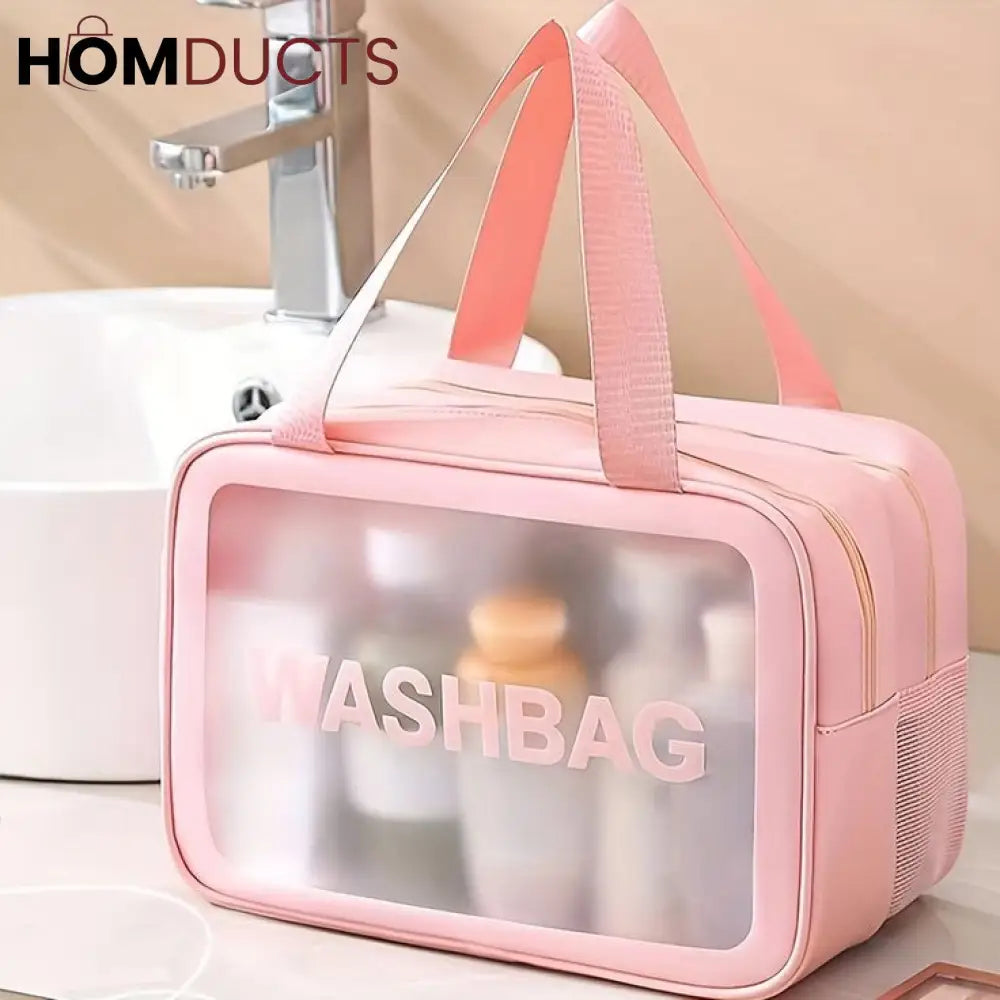 Double Layer Waterproof Travel Cosmetic Washbag Organizer