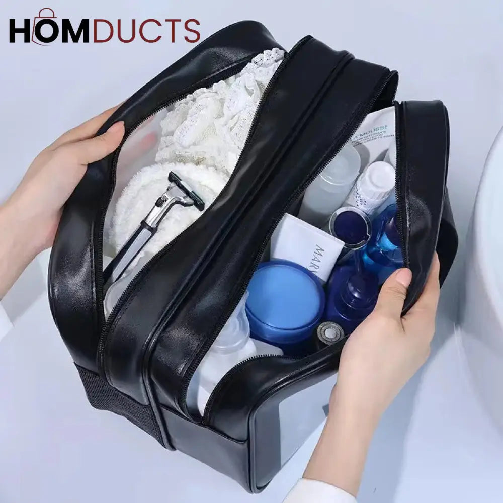 Double Layer Waterproof Travel Cosmetic Washbag Organizer