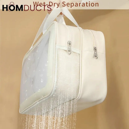 Double Layer Waterproof Travel Cosmetic Washbag Organizer