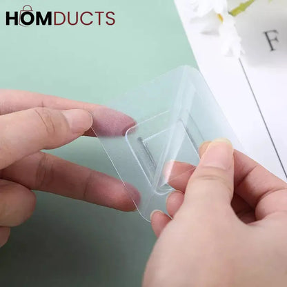Double Sided Adhesive Wall Hooks (10 pcs pack)